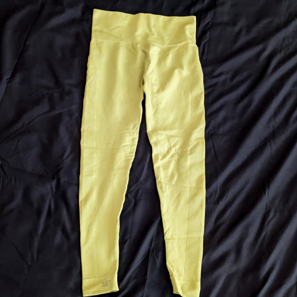 Set Active Lime Leggings